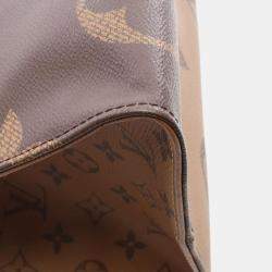 Pre Owned Louis Vuitton Onthego GM Giant Monogram Reverse Canvas Tote Bag