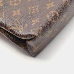 Pre Owned Louis Vuitton Saint Placide Cerise Monogram Canvas and Leather Shoulder Bag