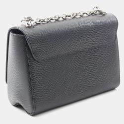 Pre Owned Louis Vuitton Twist MM Black Epi Leather Shoulder Bag
