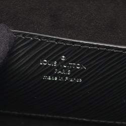 Pre Owned Louis Vuitton Twist MM Black Epi Leather Shoulder Bag