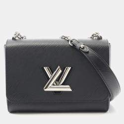 Pre Owned Louis Vuitton Twist MM Black Epi Leather Shoulder Bag