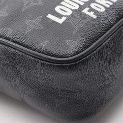 Pre Owned Louis Vuitton Danube PM Limited Edition Vivienne Monogram Eclipse Shoulder Bag