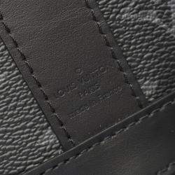 Pre Owned Louis Vuitton Envelope Monogram Eclipse Canvas Pouch