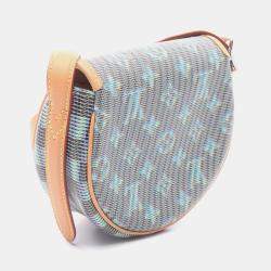 Pre Owned Louis Vuitton LV Pop Tambourin Multicolour Coated Canvas, Leather Shoulder Bag