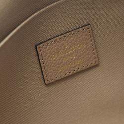 Pre Owned Louis Vuitton OnTheGo East West Beige Monogram Empreinte Leather Shoulder Bag