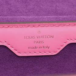 Pre Owned Louis Vuitton Papillon Trunk Pink Epi Leather Shoulder Handbag