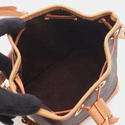 Pre Owned Louis Vuitton Nano Noe Brown Monogram Canvas Handbag