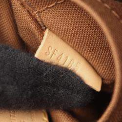 Pre Owned Louis Vuitton Odeon PM Brown Monogram Canvas Crossbody Bag