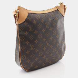 Pre Owned Louis Vuitton Odeon PM Brown Monogram Canvas Crossbody Bag