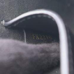 Pre Owned Louis Vuitton Lockme Chain Black Grained Calfskin Leather Shoulder Bag