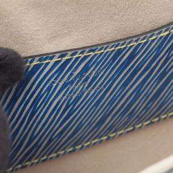 Pre Owned Louis Vuitton Twist Blue Epi Denim Leather Shoulder Bags