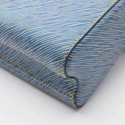 Pre Owned Louis Vuitton Twist Blue Epi Denim Leather Shoulder Bags