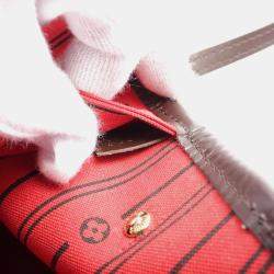 Pre Owned Louis Vuitton Neverfull MM Brown Damier Ebene Canvas Tote Bag