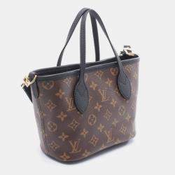 Pre Owned Louis Vuitton Neverfull Inside Out BB Canvas Tote Bag