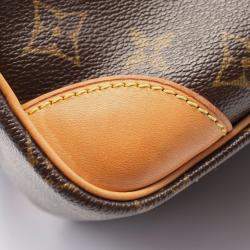 Pre Owned Louis Vuitton Nile Brown Canvas Shoulder Bag