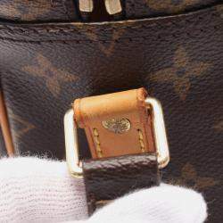 Pre Owned Louis Vuitton Nile Brown Canvas Shoulder Bag