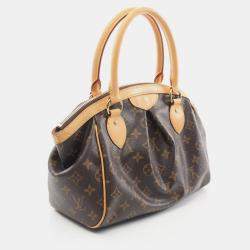 Pre Owned Louis Vuitton Tivoli Brown Monogram Canvas Tote Bag
