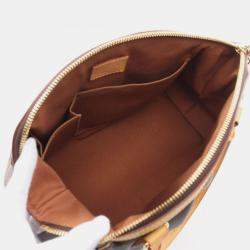 Pre Owned Louis Vuitton Tivoli Brown Monogram Canvas Tote Bag