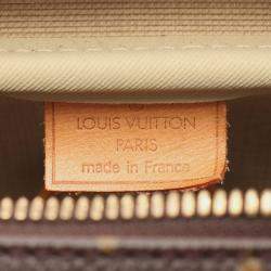 Pre Owned Louis Vuitton Deauville Brown Monogram Canvas Satchel Bag