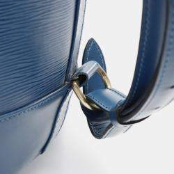 Pre Owned Louis Vuitton Randonnee Blue Epi Leather Backpack