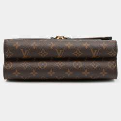 Pre Owned Louis Vuitton Black/Brown Monogram Victoire