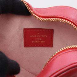 Pre Owned Louis Vuitton Coeur Heart on Chain Monogram Embossed Lambskin Bag 