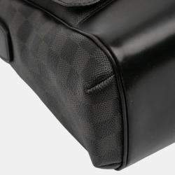 Pre Owned Louis Vuitton Black Damier Graphite Skyline Messenger MM