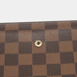 Pre Owned Louis Vuitton Brown Damier Ebene Pochette Felicie