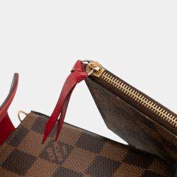 Pre Owned Louis Vuitton Brown Damier Ebene Pochette Felicie