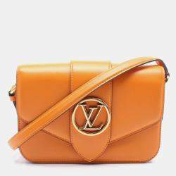 مملوكة مسبقًا Louis Vuitton LV Pont 9  Summer Gold Smooth Calfskin Shoulder Bag