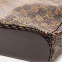 Pre Owned Louis Vuitton Sarria Damier Ebene Canvas Top Handle Bag