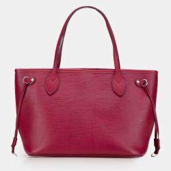 Pre Owned Louis Vuitton Pink Epi Neverfull PM