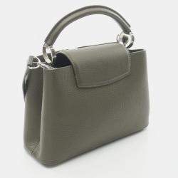 Pre Owned حقيبة لوي فيتون كابوسينز BB خضراء جلد توريلون كليمونس كروس بودي