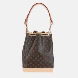 Pre Owned Louis Vuitton Brown Monogram Canvas Noe NM
