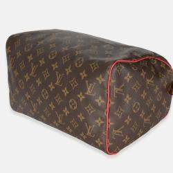 Pre Owned Louis Vuitton Flamingo Monogram Canvas Totem Speedy 30