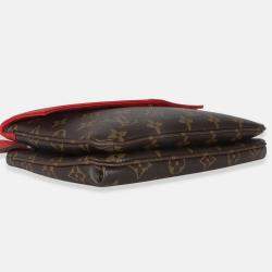 Pre Owned Louis Vuitton Cherry Monogram Canvas Twice Pochette