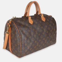 Pre Owned Louis Vuitton Monogram Canvas Speedy Bandouliere 35