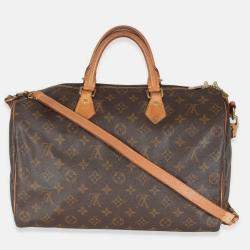 Pre Owned Louis Vuitton Monogram Canvas Speedy Bandouliere 35