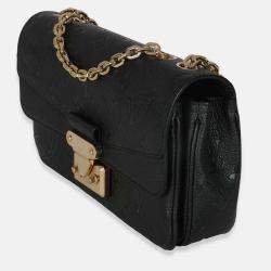 Pre Owned Louis Vuitton Black Monogram Empreinte Marceau