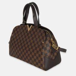 Pre Owned Louis Vuitton Damier Ebene Canvas Kensington Bowling Bag