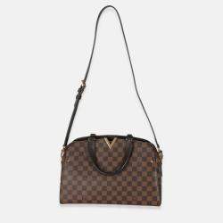 Pre Owned Louis Vuitton Damier Ebene Canvas Kensington Bowling Bag