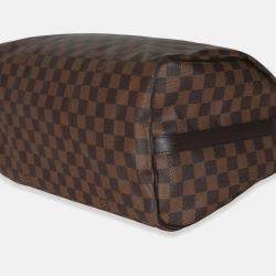 Pre Owned Louis Vuitton Damier Ebene Canvas Speedy Bandouliere 35