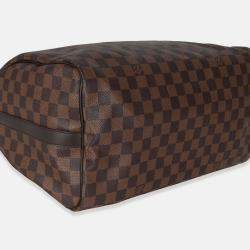 Pre Owned Louis Vuitton Damier Ebene Canvas Speedy Bandouliere 35