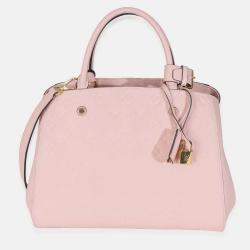 Pre Owned Louis Vuitton Rose Ballerine Monogram Empreinte Montaigne MM