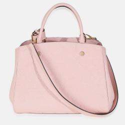 Pre Owned Louis Vuitton Rose Ballerine Monogram Empreinte Montaigne MM