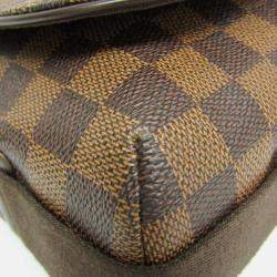 Pre Owned Louis Vuitton Brown Damier Brooklyn MM Shoulder Bag 