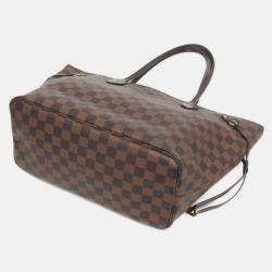 Pre Owned Louis Vuitton Brown Damier Neverfull MM Tote