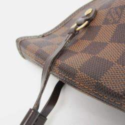 Pre Owned Louis Vuitton Brown Damier Neverfull MM Tote