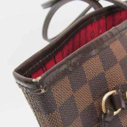 Pre Owned Louis Vuitton Brown Damier Neverfull MM Tote