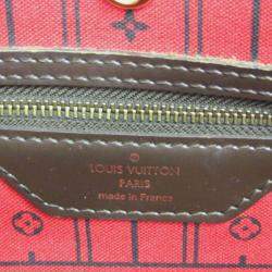 Pre Owned Louis Vuitton Brown Damier Neverfull MM Tote